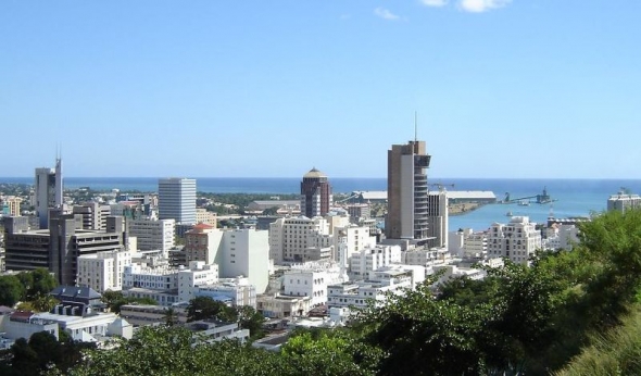 Skyline von Port Louis Foto: Thierry/Wikipedia